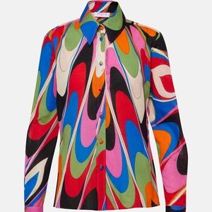 PUCCI Onde cotton shir